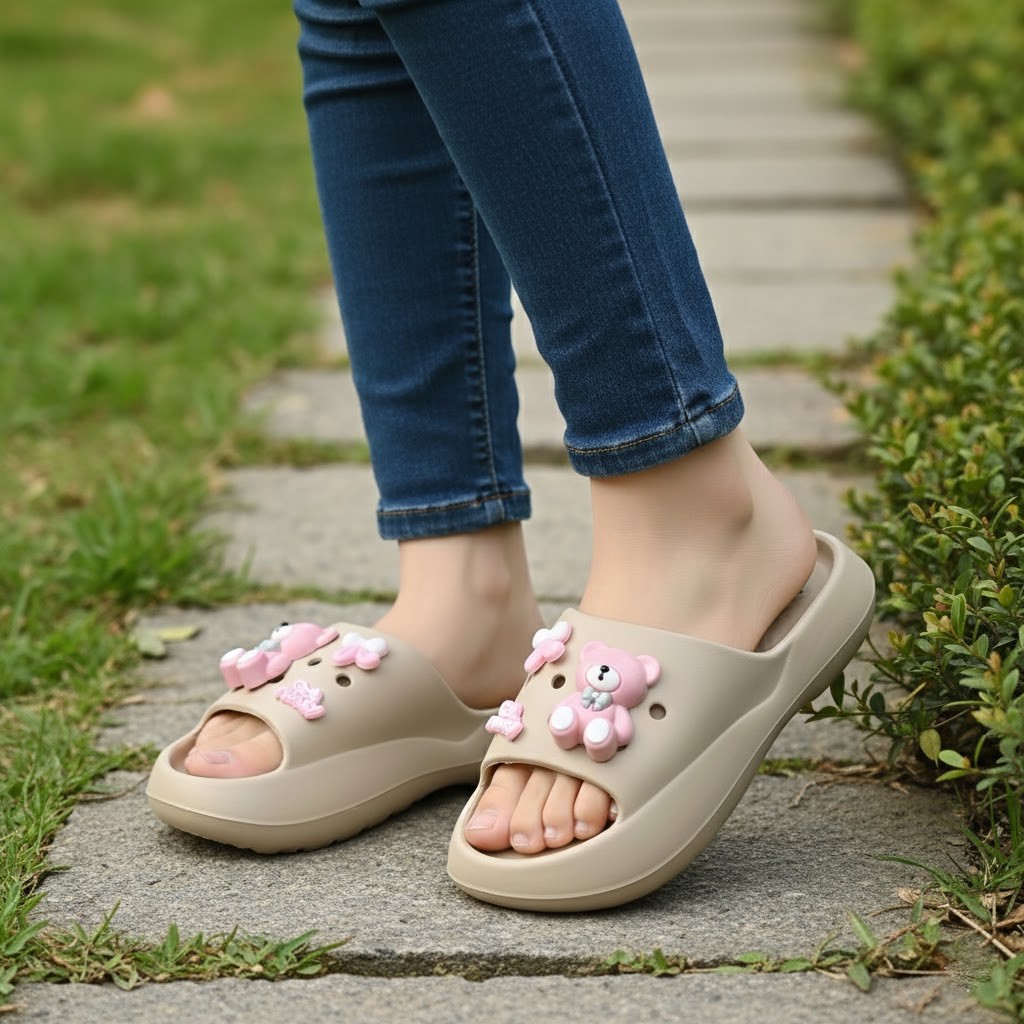 خرید آنلاین دمپایی زنانه پاپا مدل نونا کد 307